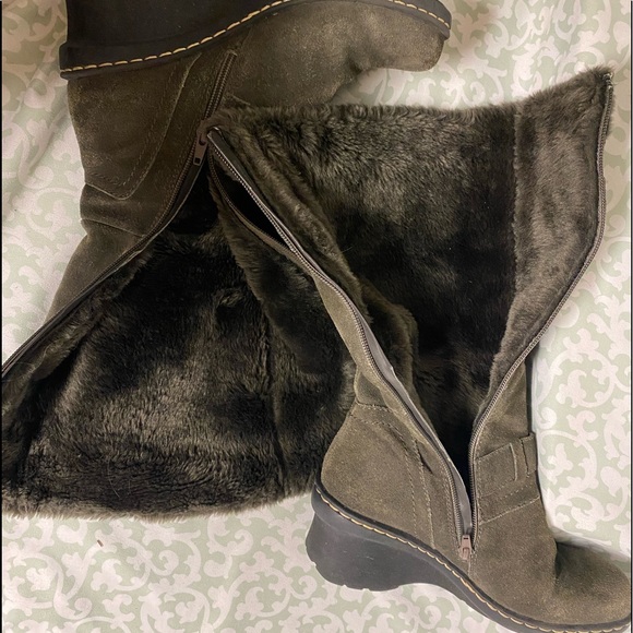 BareTraps Catchy Womens Leather and Fur Boots - Picture 4 of 6